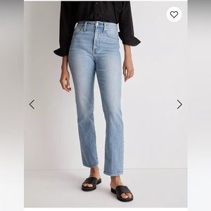 The Perfect Vintage Straight Jean. Madewell